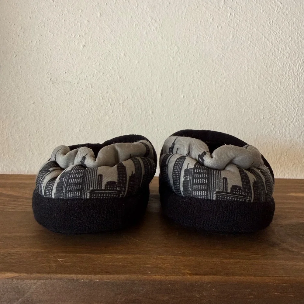 Batman‎ Kids Slippers Toddler Size 7 8 Black Plush DC Comics
